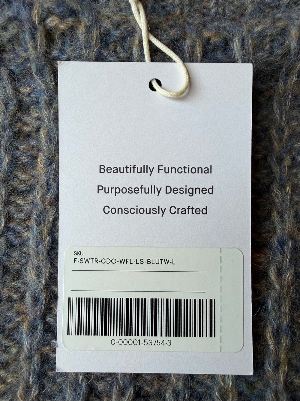 NWT Everlane Women’s Waffle Sweater (wool, cotton, alpaca) - Picture 3 of 8